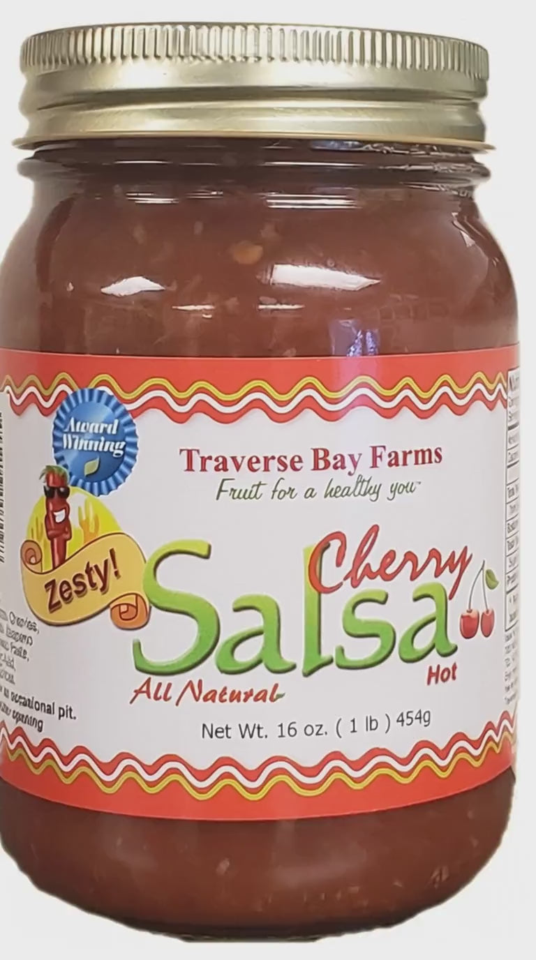 Cherry Salsa  - Zesty (spicy but not too hot!), 16 oz