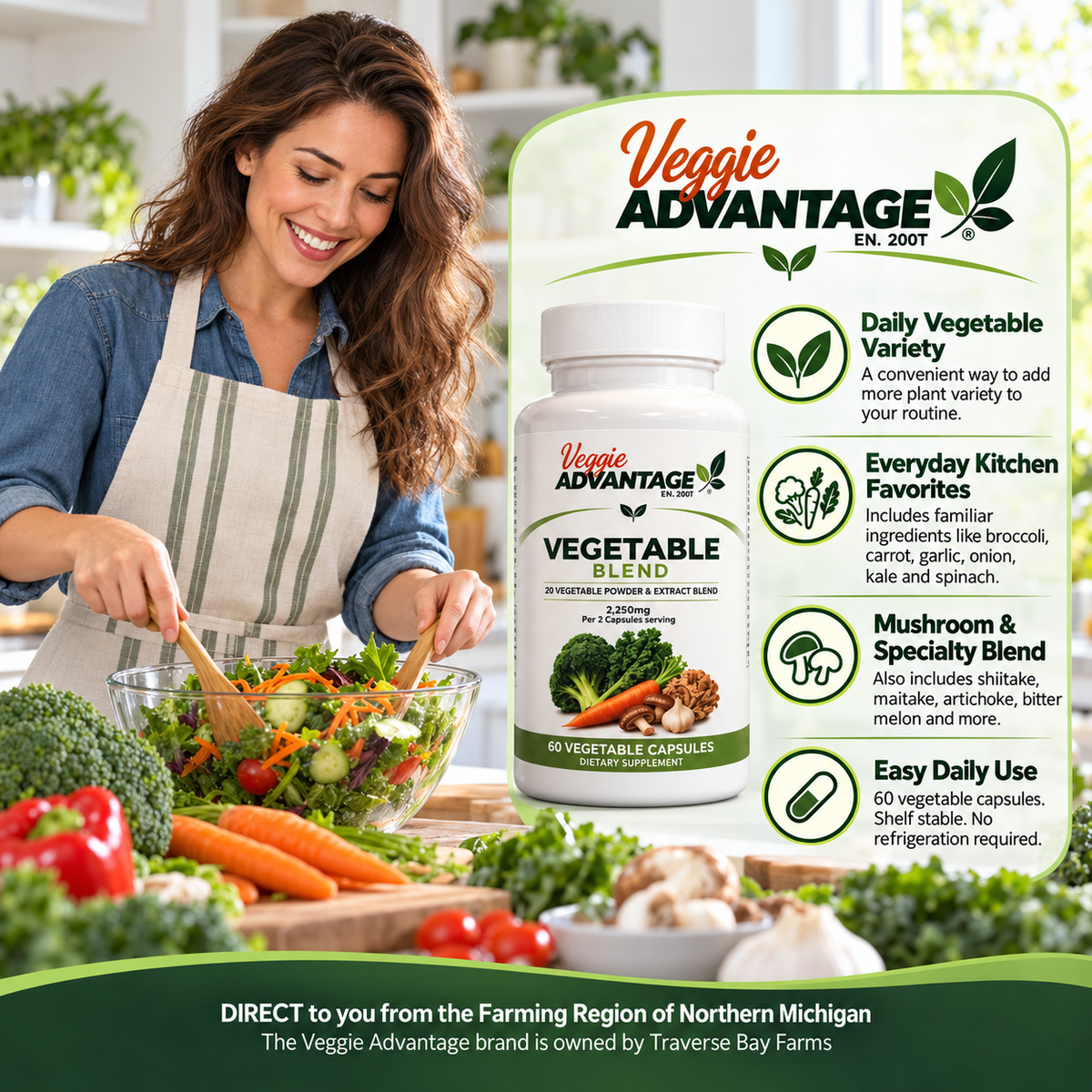 Veggie Advantage Vegetable Blend Supplement
