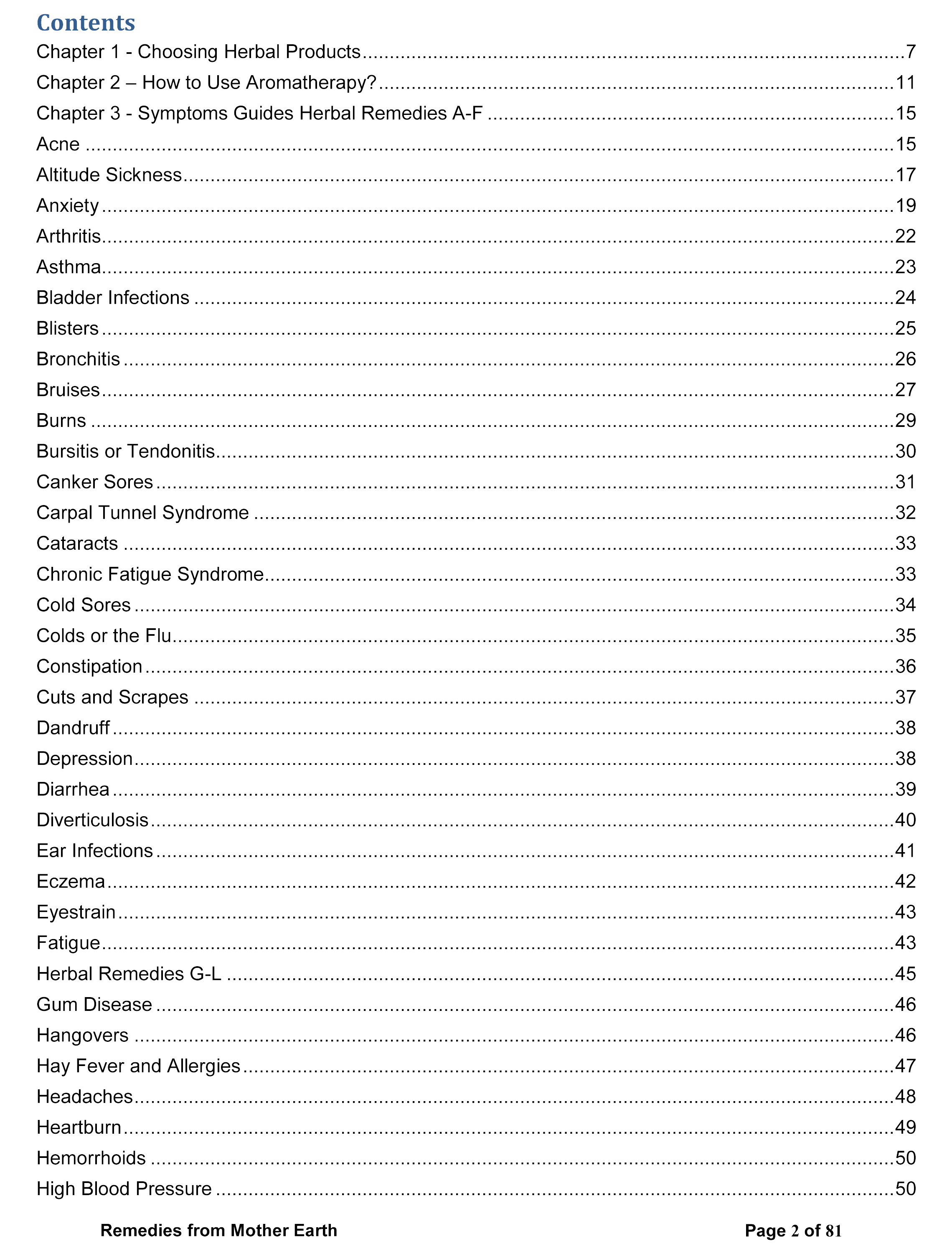 Natural Remedies from Mother Earth - Instant Downloadable Book Secondary image