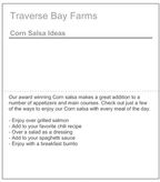 Corn Salsa - traversebayfarms