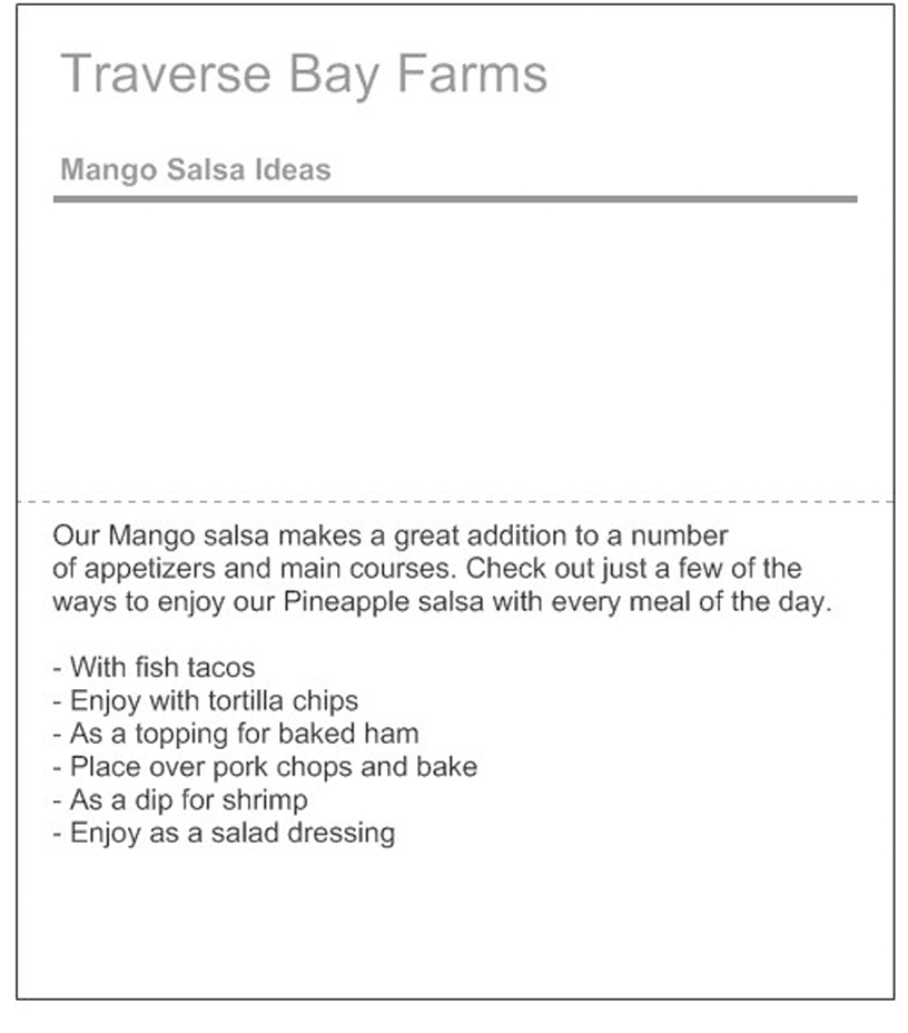 Mango Salsa - traversebayfarms