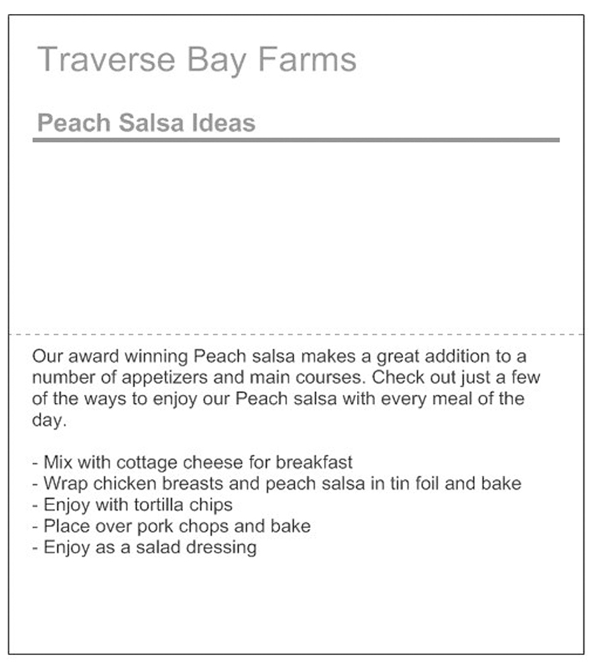 Fruit Salsa Sampler - traversebayfarms